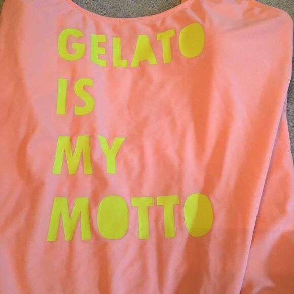 NWOT Arie “Gelato Is My Motto “ Graphic Cheeky One Piece - Picture 3 of 6